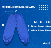 Thumbnail for Paquete de 5 Uniformes Quirúrgicos Azules - ADIS