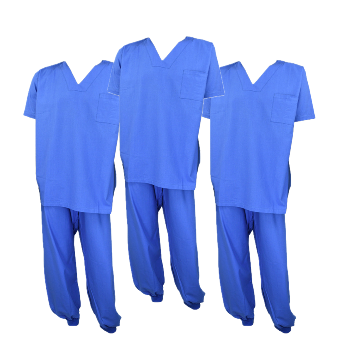 Paquete de 3 Uniformes Quirúrgicos Azules - ADIS