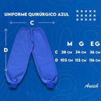 Thumbnail for Uniforme Quirúrgico Azul - ADIS