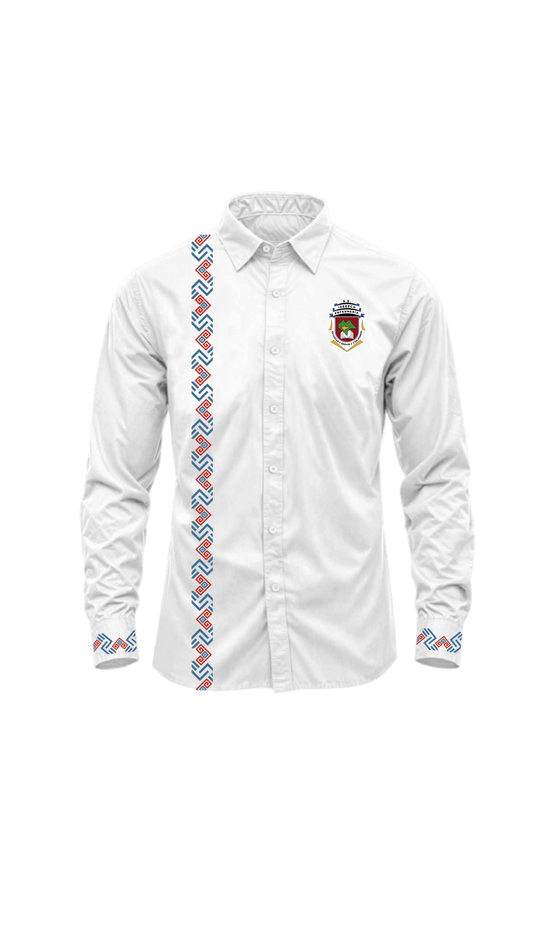 CAMISA CORPORATIVA CON GRECA EN PECHO